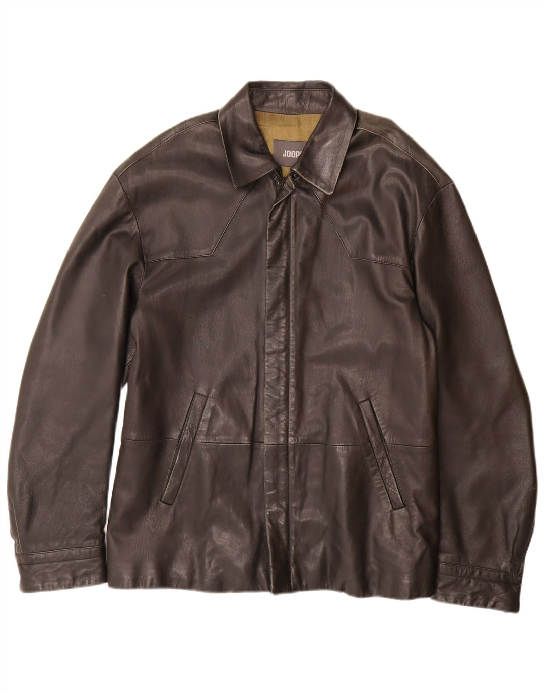 Giacca in pelle da uomo Joop IT 54 2XL Pelle nera