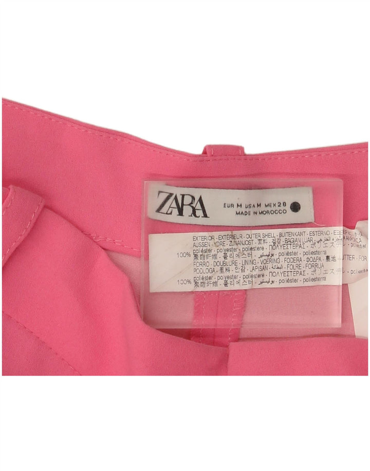 Pantaloncini casual da donna Zara medi W28 poliestere rosa