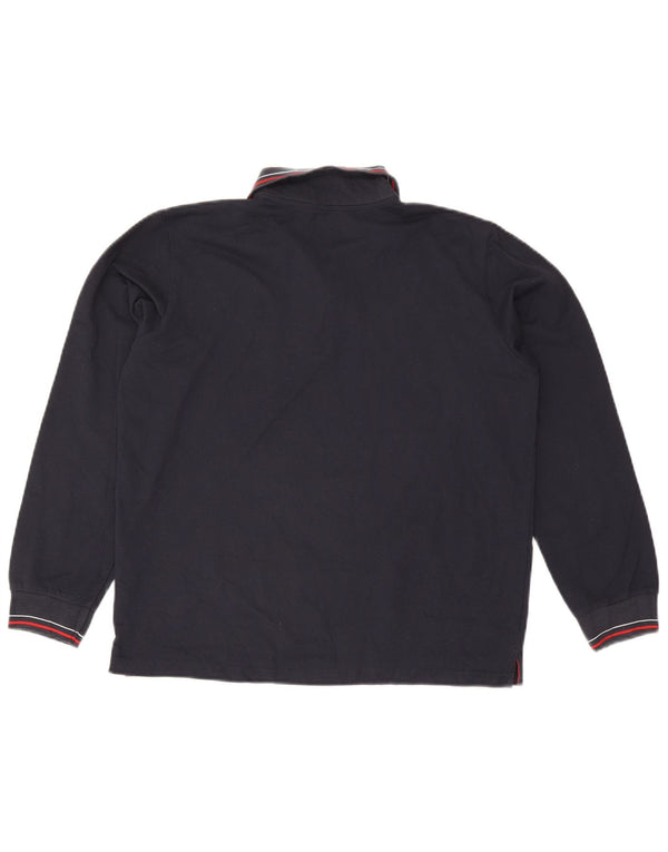 Polo a maniche lunghe da ragazzo Champion 13-14 anni XL a righe blu navy