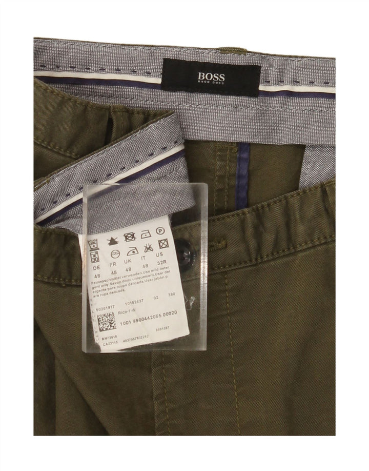 Pantaloni chino dritti da uomo IT 48 medio W32 L29
