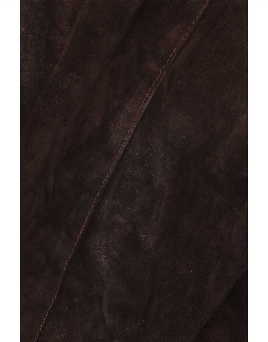 Giacca vintage in pelle scamosciata dal taglio ampio da uomo UK 36 piccola in pelle marrone