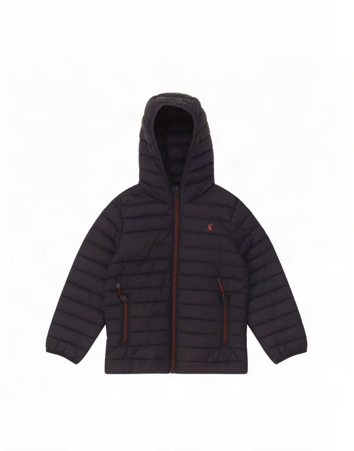 Giacca imbottita con cappuccio Joules per ragazzi 5-6 anni in poliestere blu navy