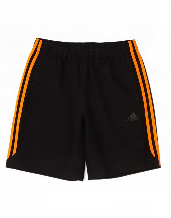 Pantaloncini sportivi Adidas Climalite da uomo piccoli in poliestere nero