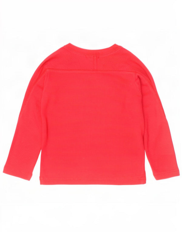 Polo Ralph Lauren Maglia da neonato a maniche lunghe 18-24 mesi in cotone rosso