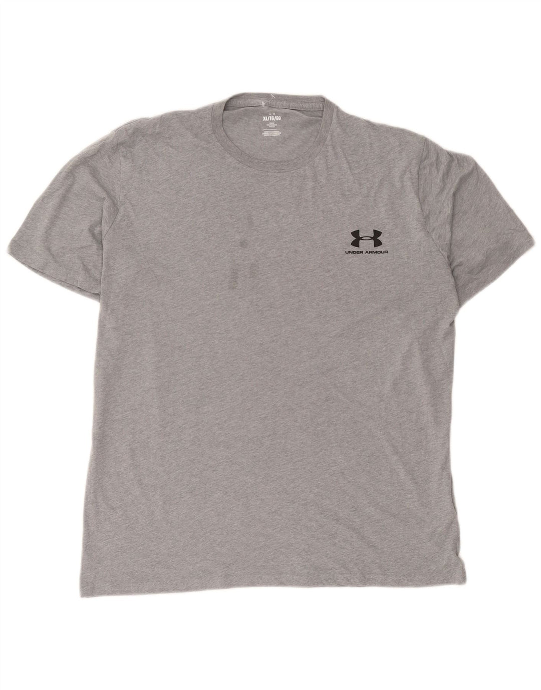Maglietta da uomo Under Armour Top XL in cotone chiazzato grigio