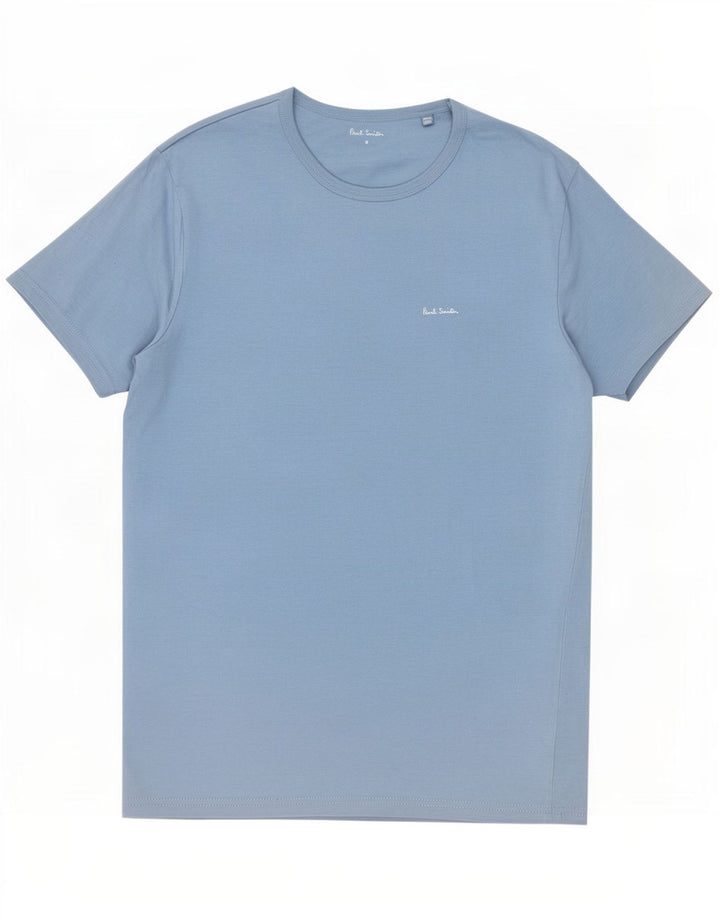 T-shirt da uomo Paul Smith Top piccola in cotone blu