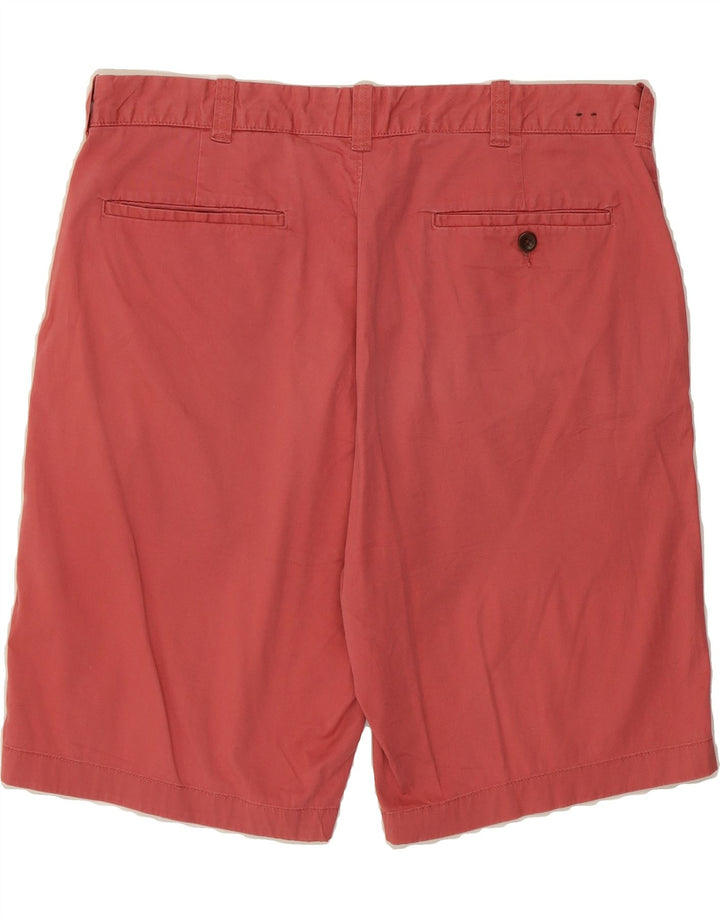 J. CREW Mens Chino Shorts W34 Large  Pink Cotton Vintage J. Crew and Second-Hand J. Crew from Messina Hembry 