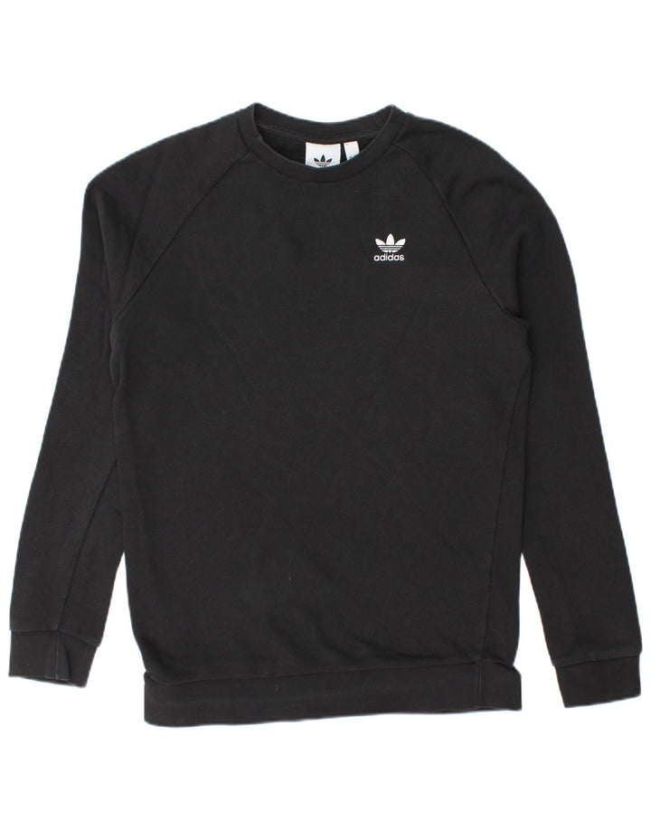 Felpa da uomo Adidas Jumper XS in cotone nero
