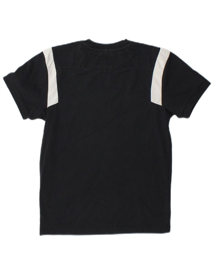 Maglietta Umbro per ragazzi, 9-10 anni, cotone color block medio nero