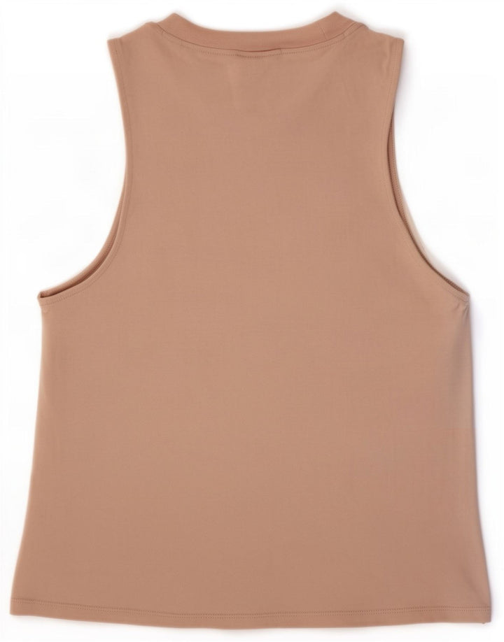Canottiera grafica da donna Adidas UK 8 Small Beige