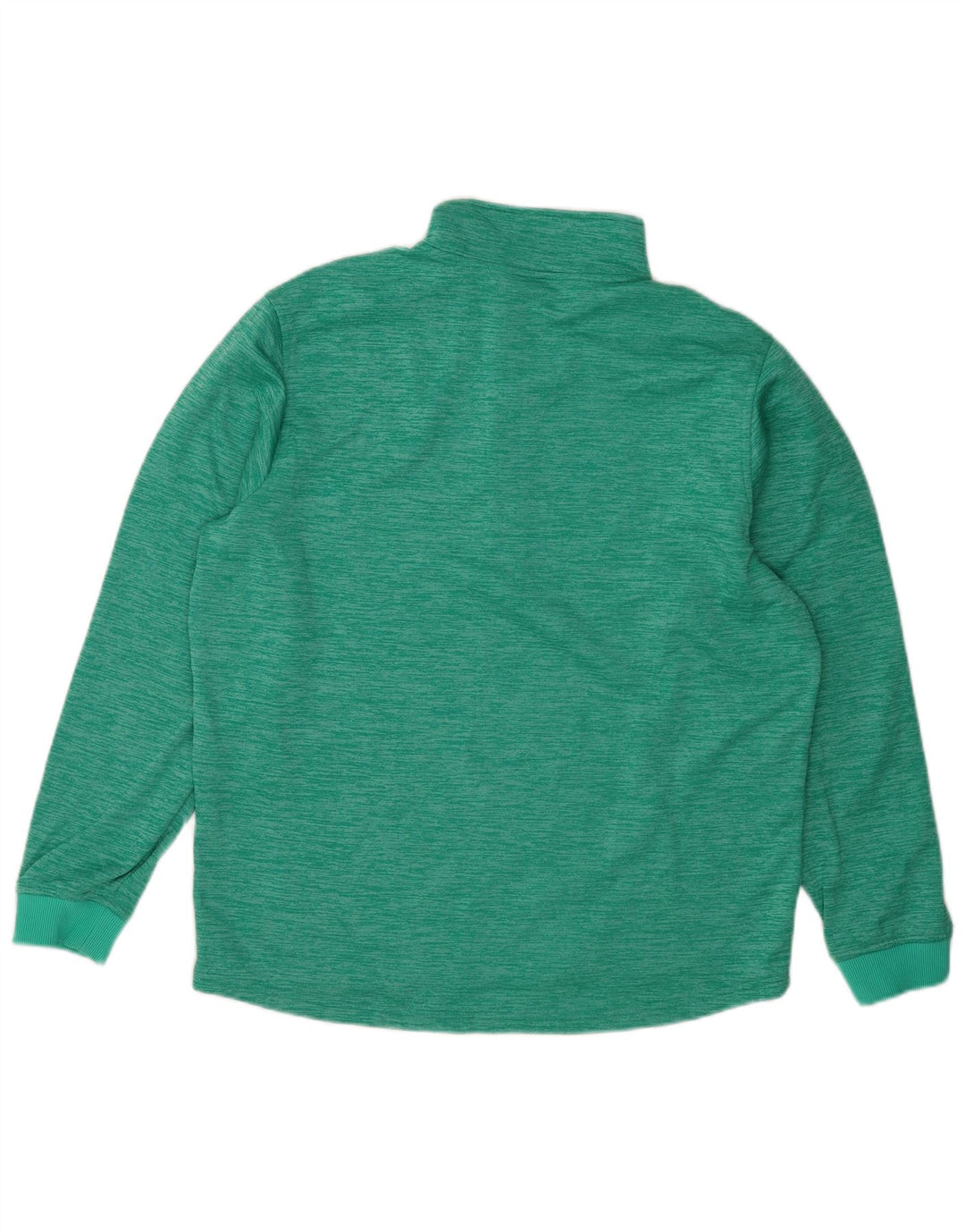 Felpa da uomo Under Armour con collo con zip, maglione grande, turchese screziato