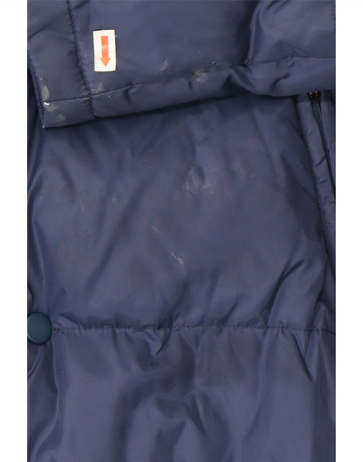 Giacca imbottita con cappuccio da uomo KAPPA UK 38 media blu navy in poliammide