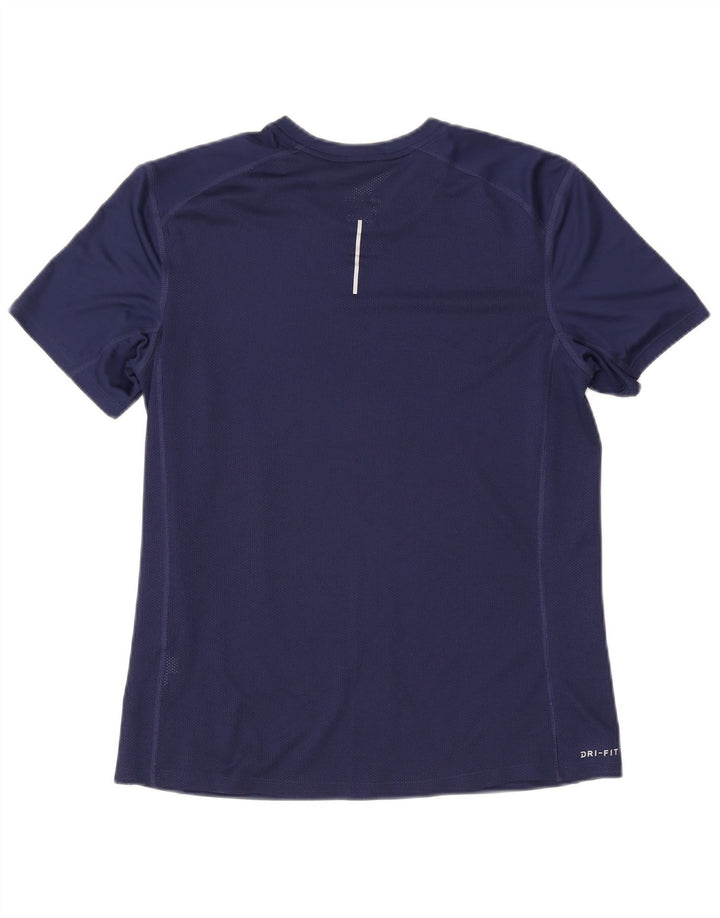 T-shirt Nike Dri Fit da uomo, media, blu navy