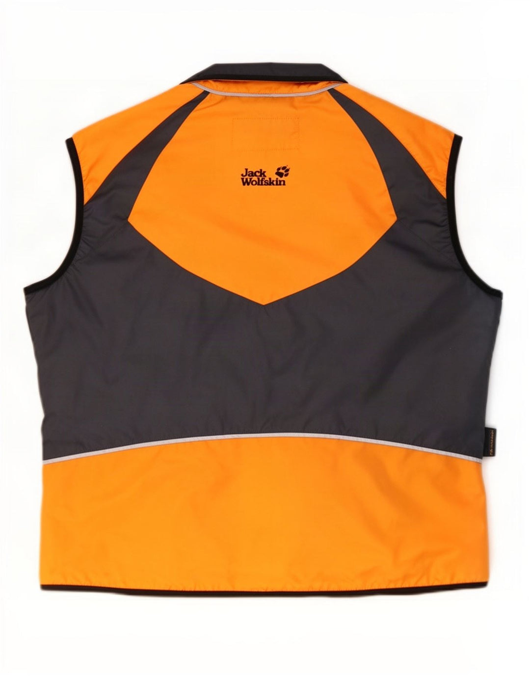 Gilet da uomo Jack Wolfskin UK 40 Large Arancione Colourblock Poliestere