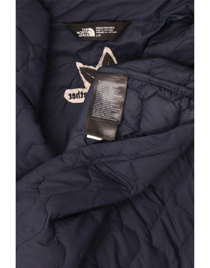 Giacca imbottita da uomo The North Face UK 40 Large in nylon blu navy