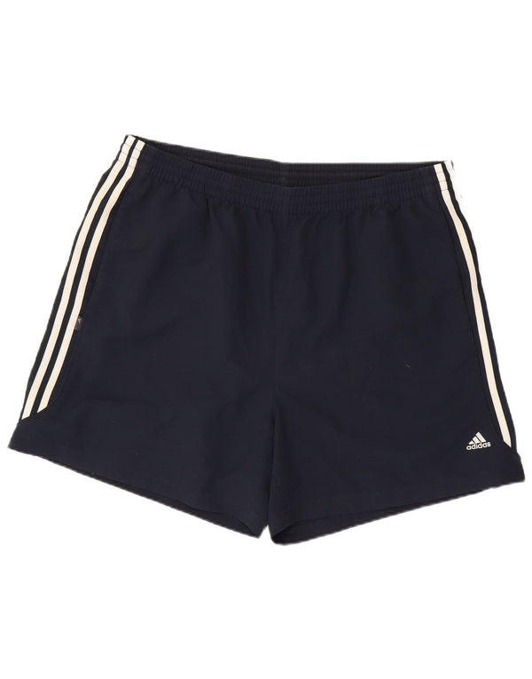 Pantaloncini sportivi da uomo Adidas 2XL poliestere blu navy