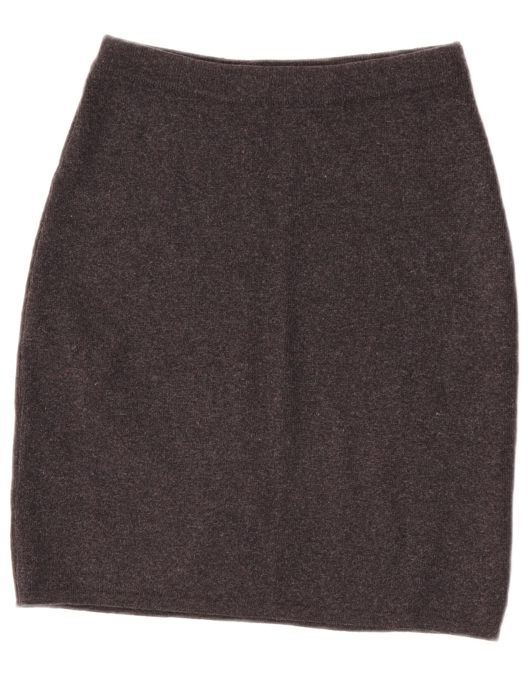 Gonna tubino vintage in maglia da donna W26 piccola grigia