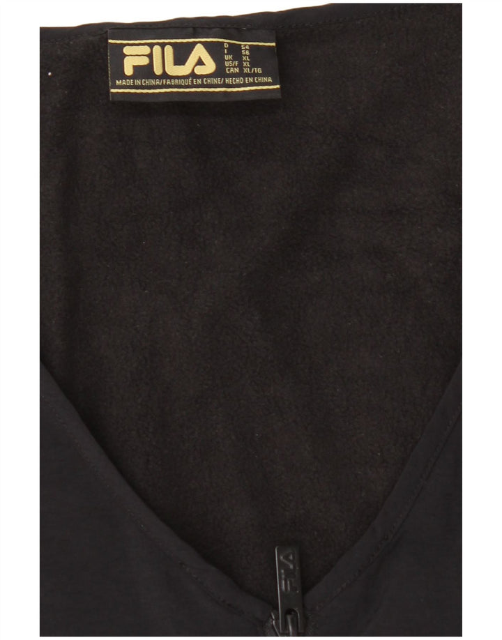 Gilet da uomo Fila Utility UK 42 XL poliestere nero