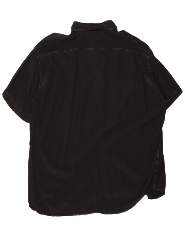 Camicia a maniche corte alta da uomo Cacharel XL nera