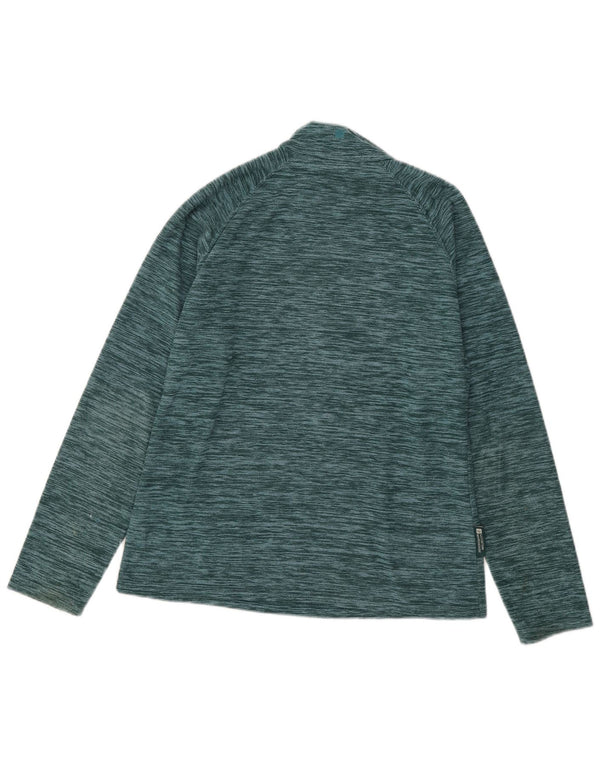Maglione in pile da donna con collo con zip Mountain Warehouse UK 12 Verde medio screziato