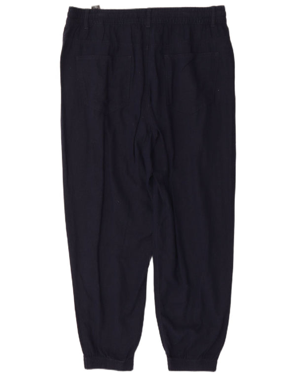 Pantaloni casual da donna Marks & Spencer UK 16 Large W32 L27 Blu navy