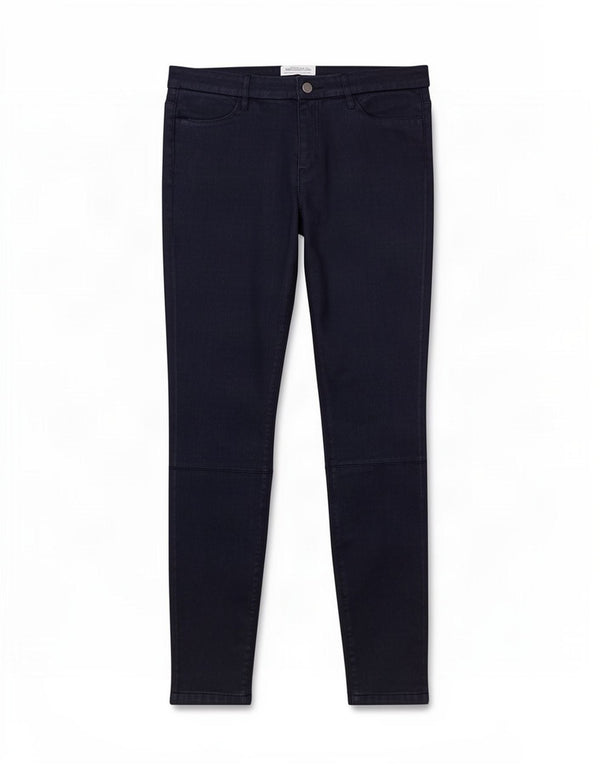 Pantaloni casual skinny da donna Zara EU 40 medi W30 L28 cotone blu navy