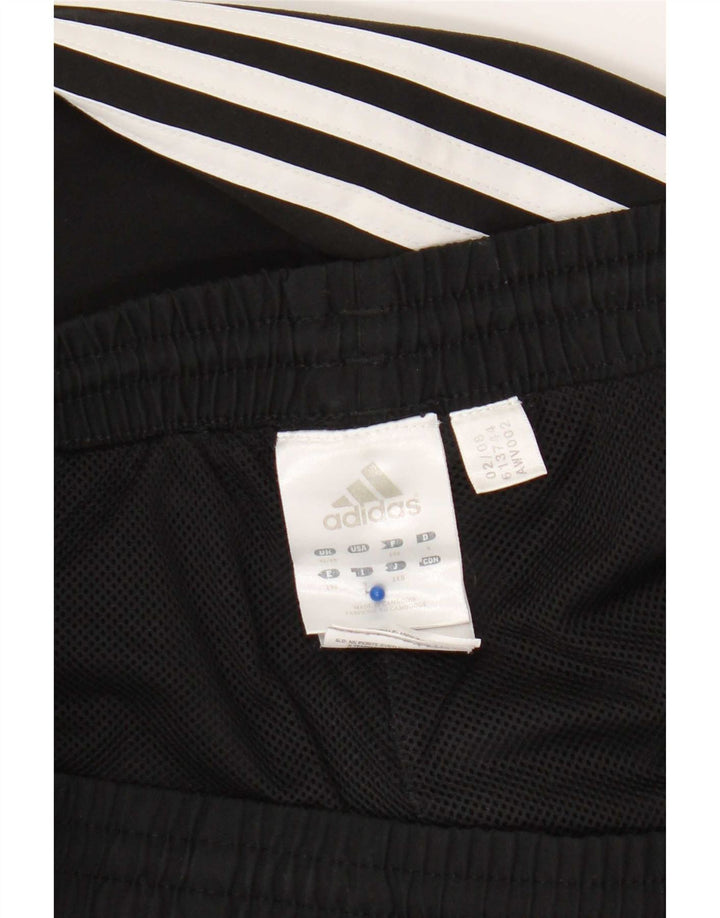 Pantaloni da tuta da uomo Adidas UK 46/48 XL Poliestere nero