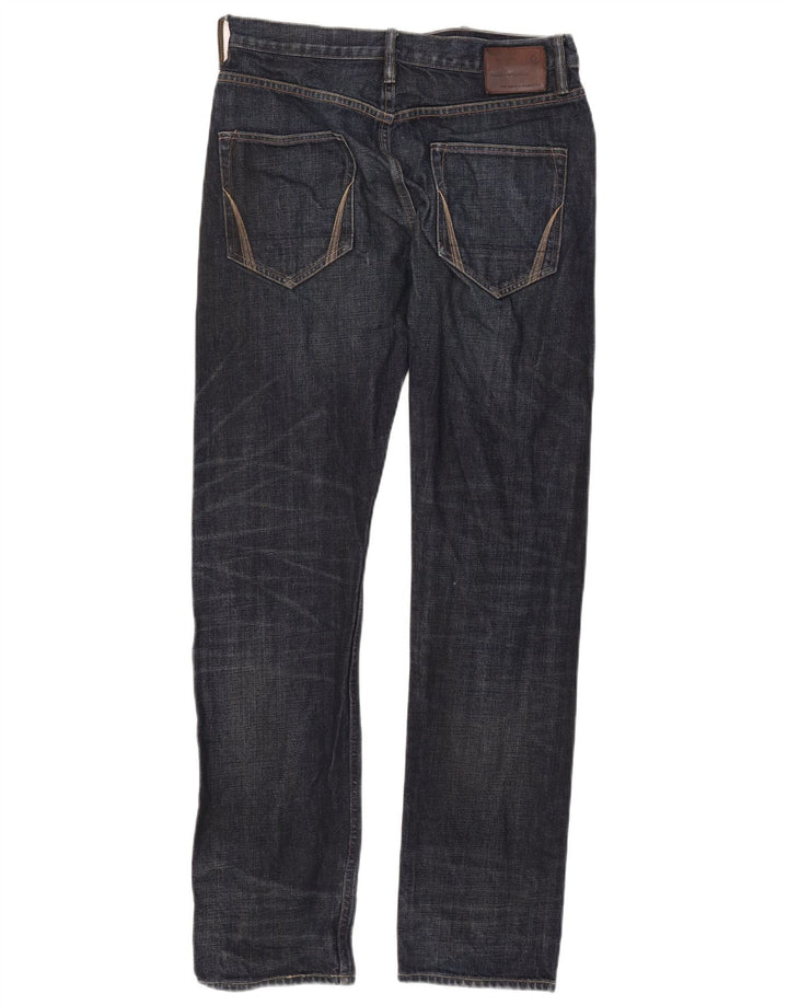 Jeans slim da uomo All Saints W32 L33 cotone blu navy