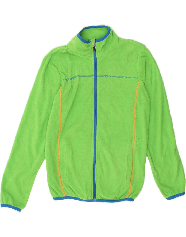 BRUGI Boys Fleece Jacket 11-12 Years Green Polyester | Vintage Brugi | Thrift | Second-Hand Brugi | Used Clothing | Messina Hembry 