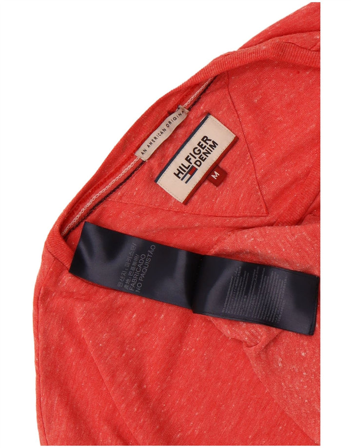 T-shirt da uomo Tommy Hilfiger Top in poliestere chiazzato rosso medio