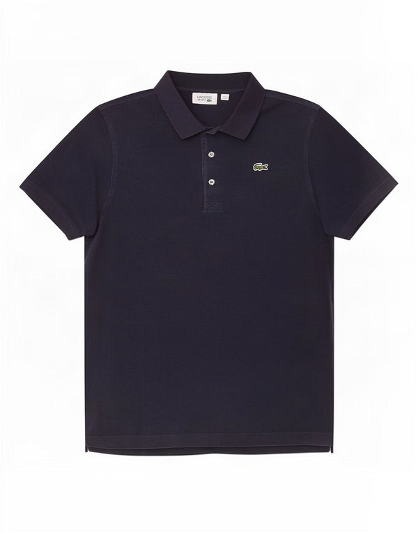 Polo da uomo Lacoste taglia 6 XL in cotone blu navy