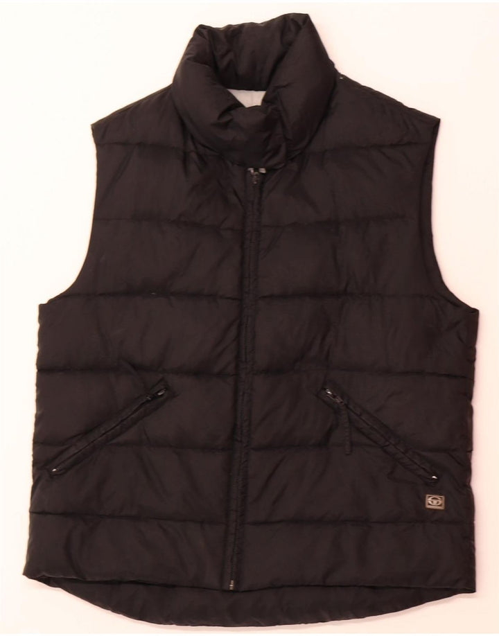 SERGIO TACCHINI Womens Padded Gilet IT 44 Medium Black