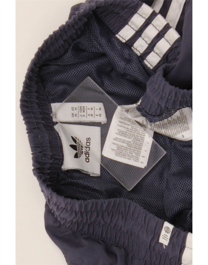 Pantaloncini da bagno da uomo Adidas medi blu navy in poliestere