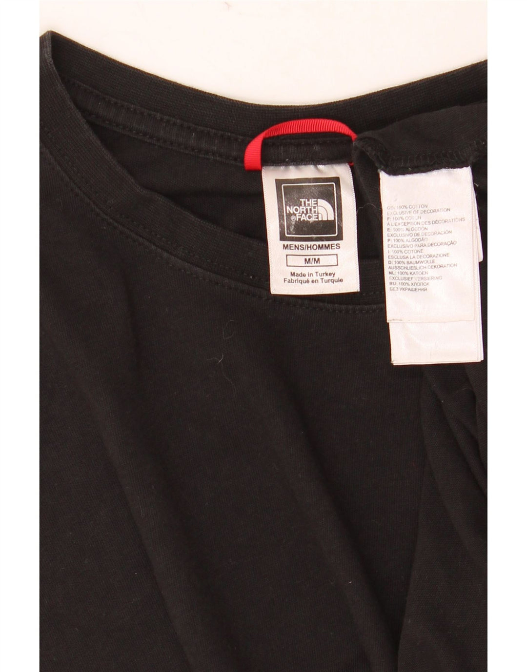 T-shirt da uomo The North Face Top in cotone nero medio