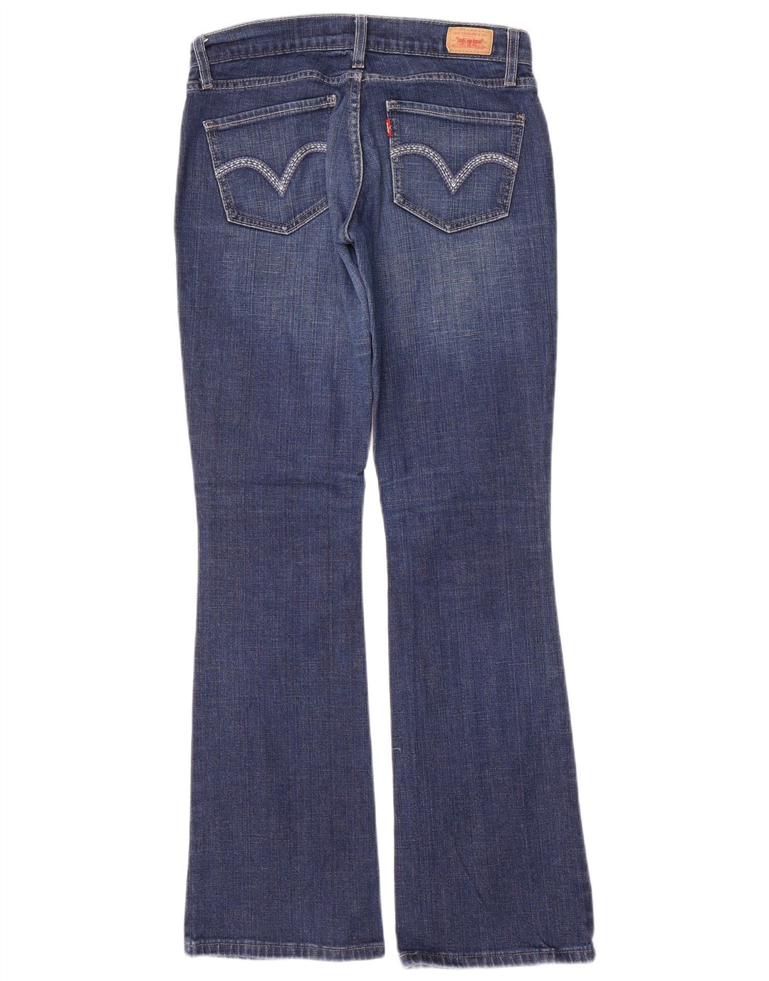 Levi's Donna 524 Jeans Bootcut a vita bassa US 5 Medio W30 L32 Cotone Blu