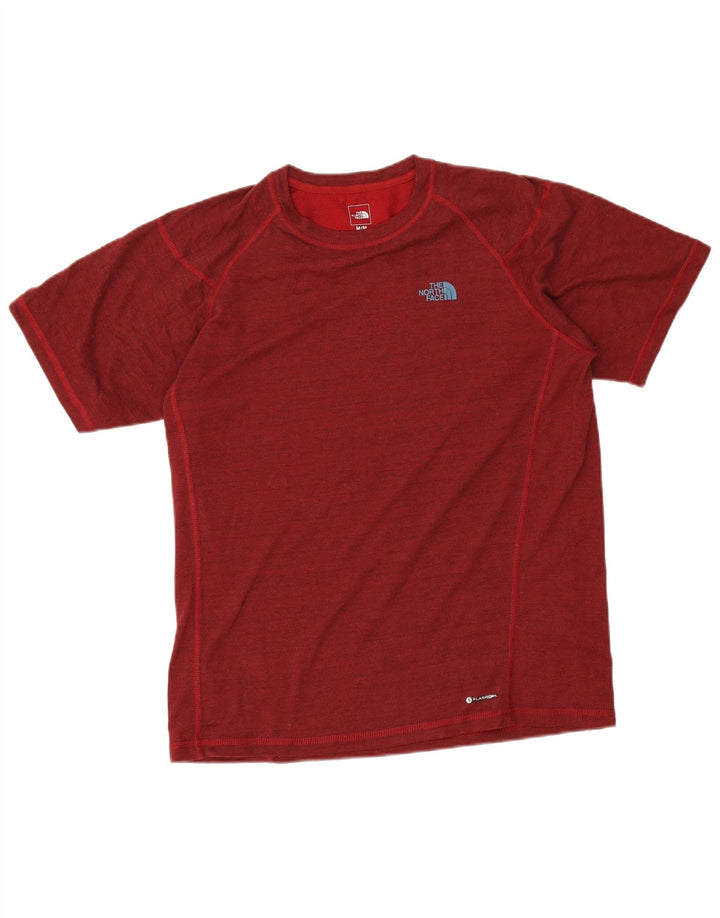 T-shirt da uomo The North Face Top in poliestere chiazzato rosso medio
