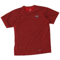 T-shirt da uomo The North Face Top in poliestere chiazzato rosso medio