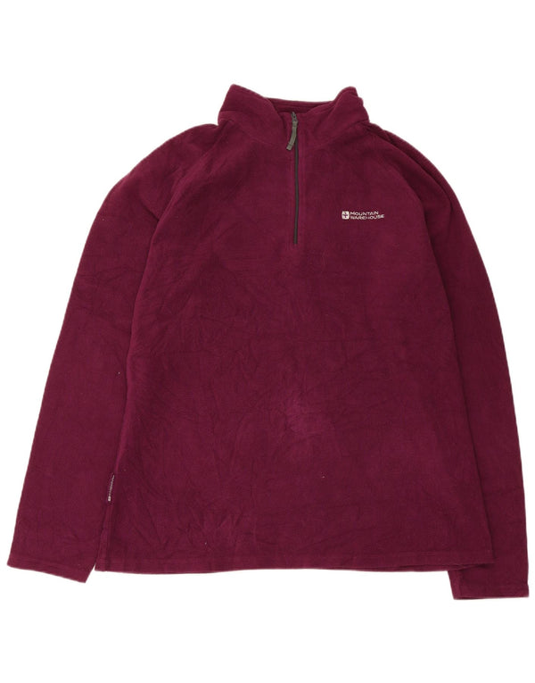 Maglione in pile da donna con collo e zip Mountain Warehouse UK 16 Large Viola
