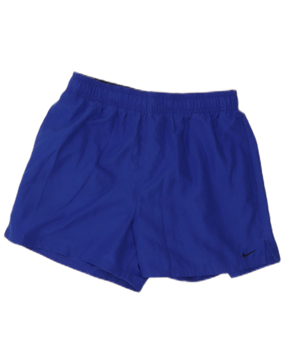Pantaloncini sportivi Nike da uomo in poliestere blu medio
