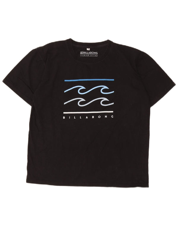 Maglietta grafica da uomo Billabong Top nera media