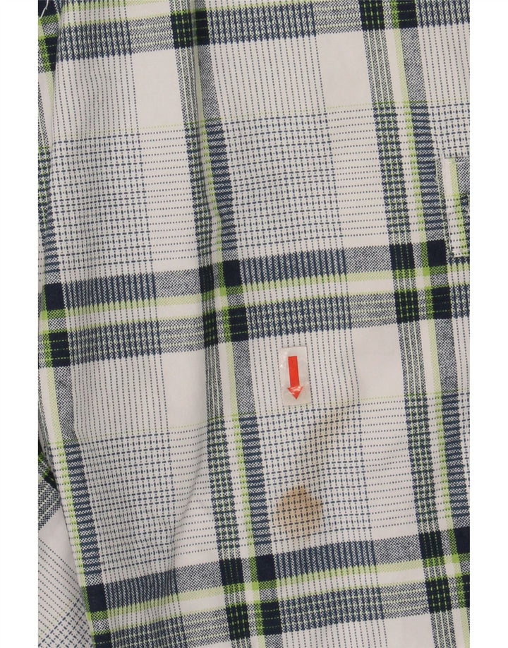 VINTAGE Mens Cargo Shorts W36 Large Multicoloured Check Cotton Vintage Vintage and Second-Hand Vintage from Messina Hembry 