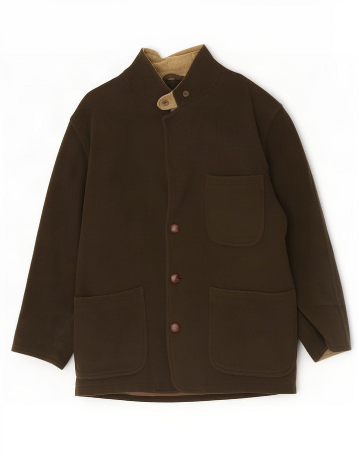 Cappotto da uomo Henry Cottons IT 48 Lana kaki medio