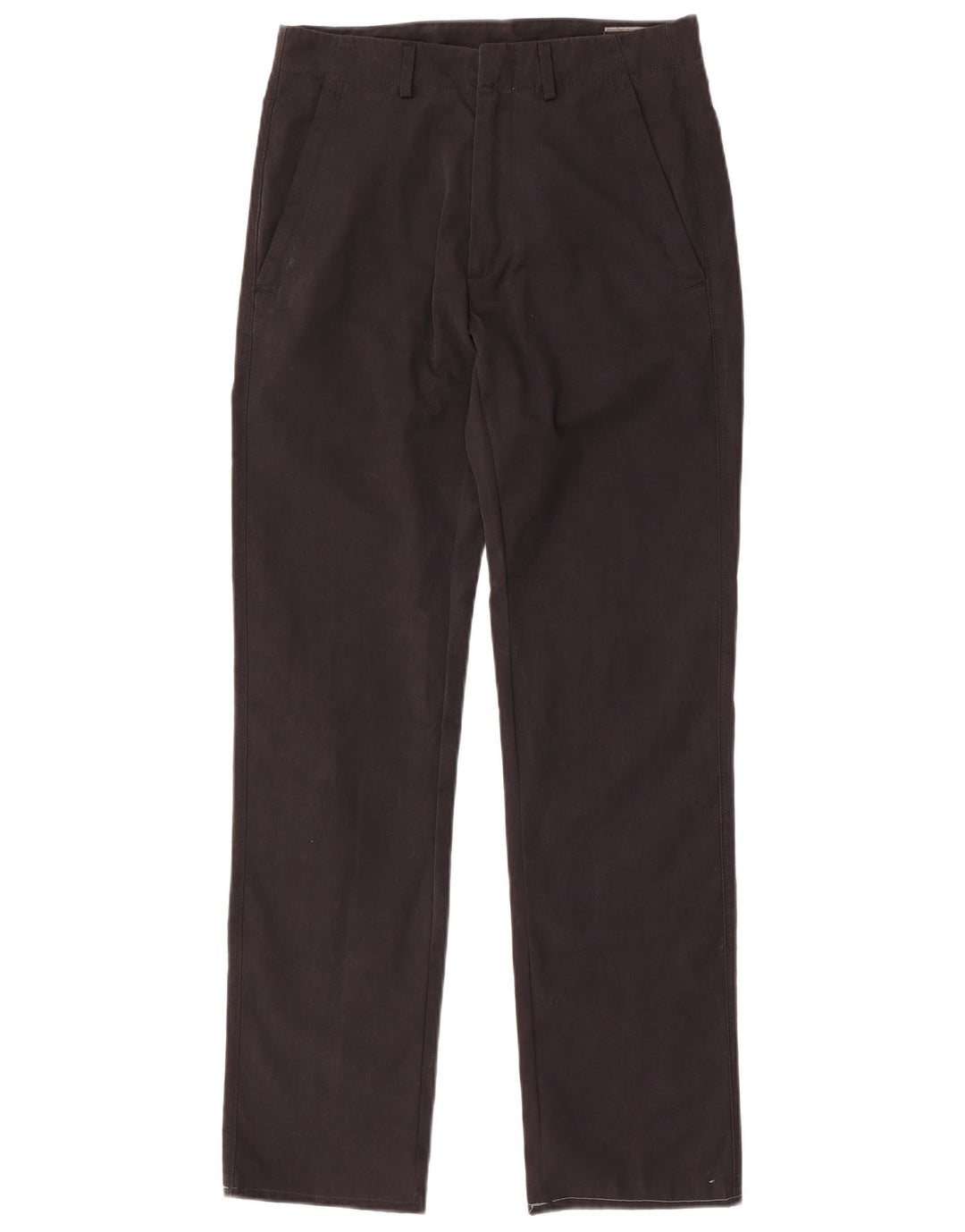 GAS Womens Straight Chino Trousers W30 L32 Black Polyester