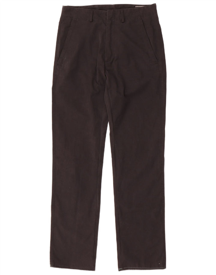 GAS Womens Straight Chino Trousers W30 L32 Black Polyester