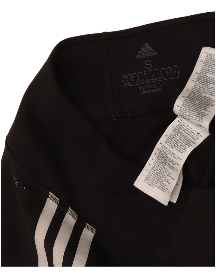 Leggings Adidas Climalite da donna UK 8/10 Piccolo poliestere nero
