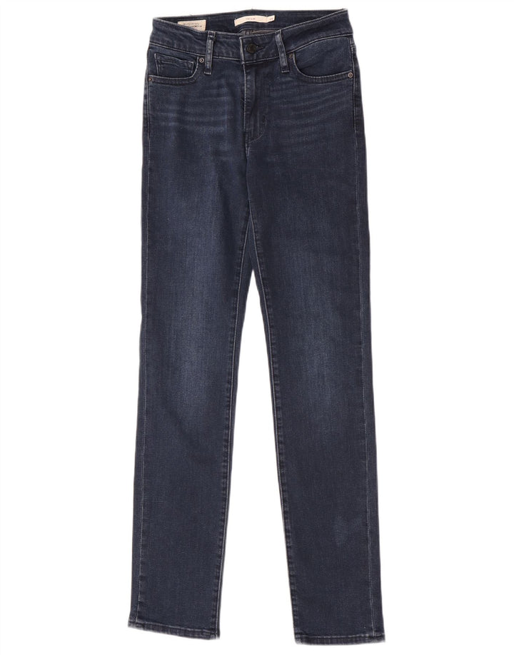Jeans Levi's 712 Slim da donna W26 L30 in cotone blu navy