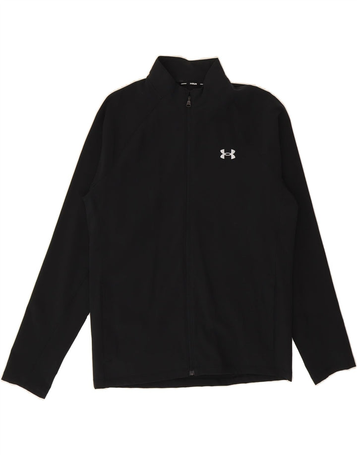 UNDER ARMOUR Mens Tracksuit Top Jacket Medium Black Polyester Vintage Under Armour and Second-Hand Under Armour from Messina Hembry 