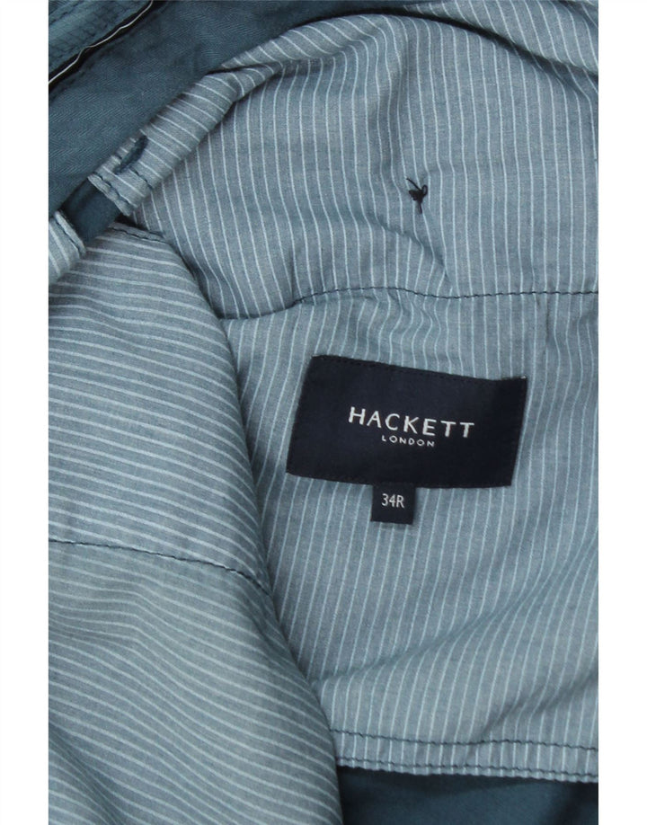 Pantaloni da abito dritti da uomo HACKETT W34 L31 Blu