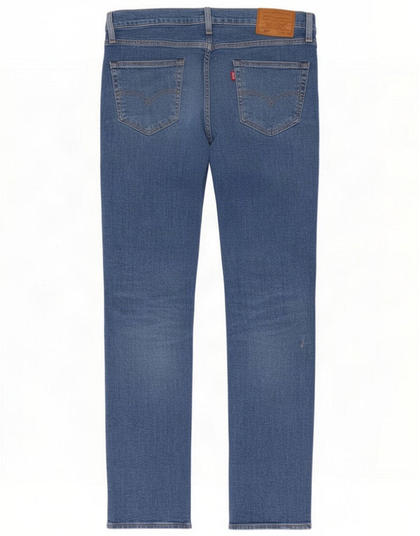 Levi's Mens Tapered Slim Jeans W34 L32 Blue Cotton