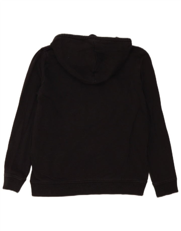 Felpa con cappuccio grafica da uomo Vans Small in cotone nero